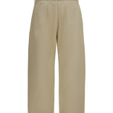 Wide-leg denim Pants with belt
