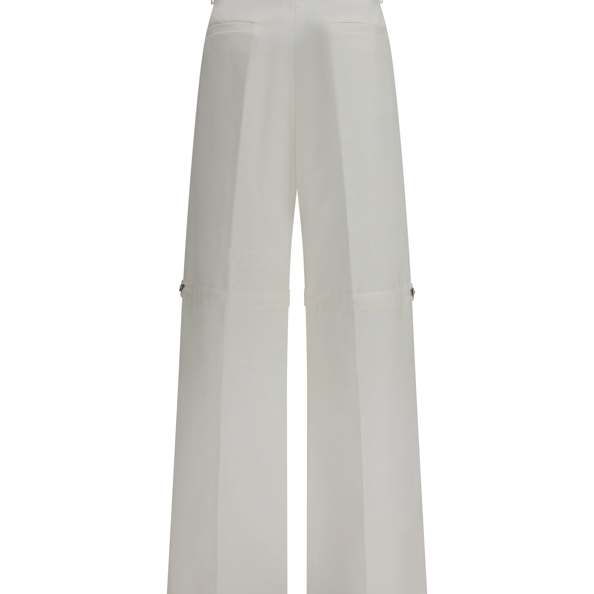 Pants in cotton with embroidered logo