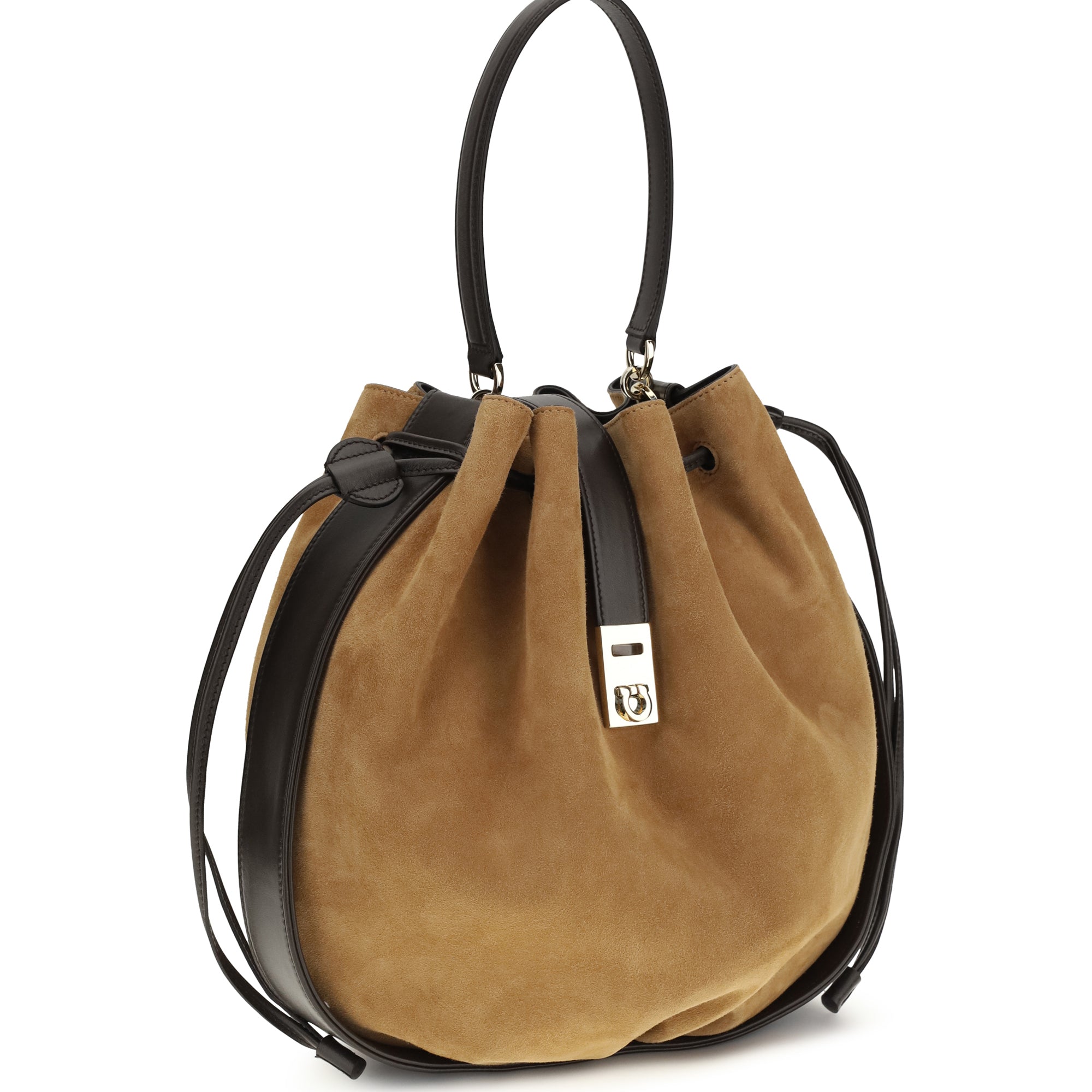 Hug Buckle Bucket Bag