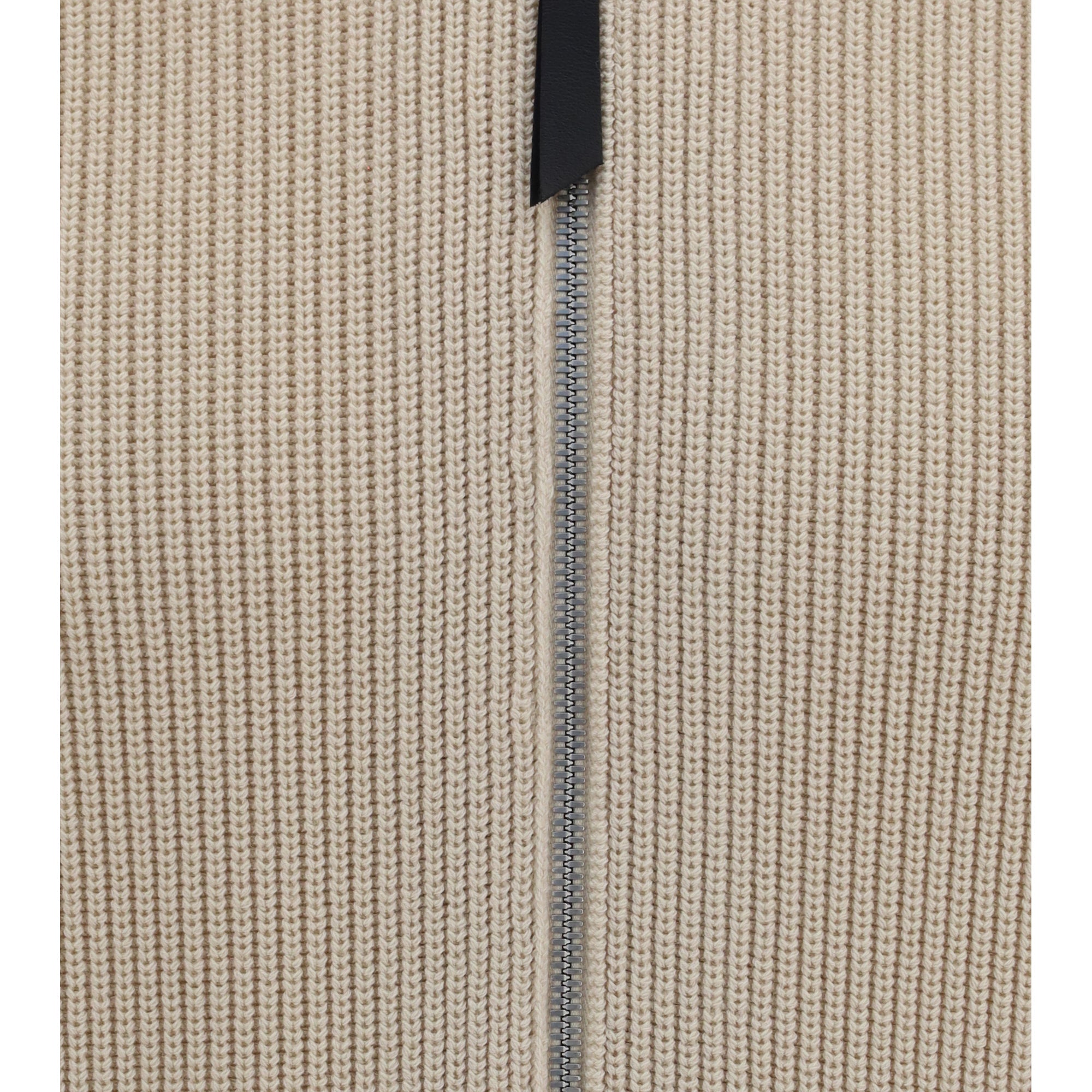 Cotton zip-up Sweater