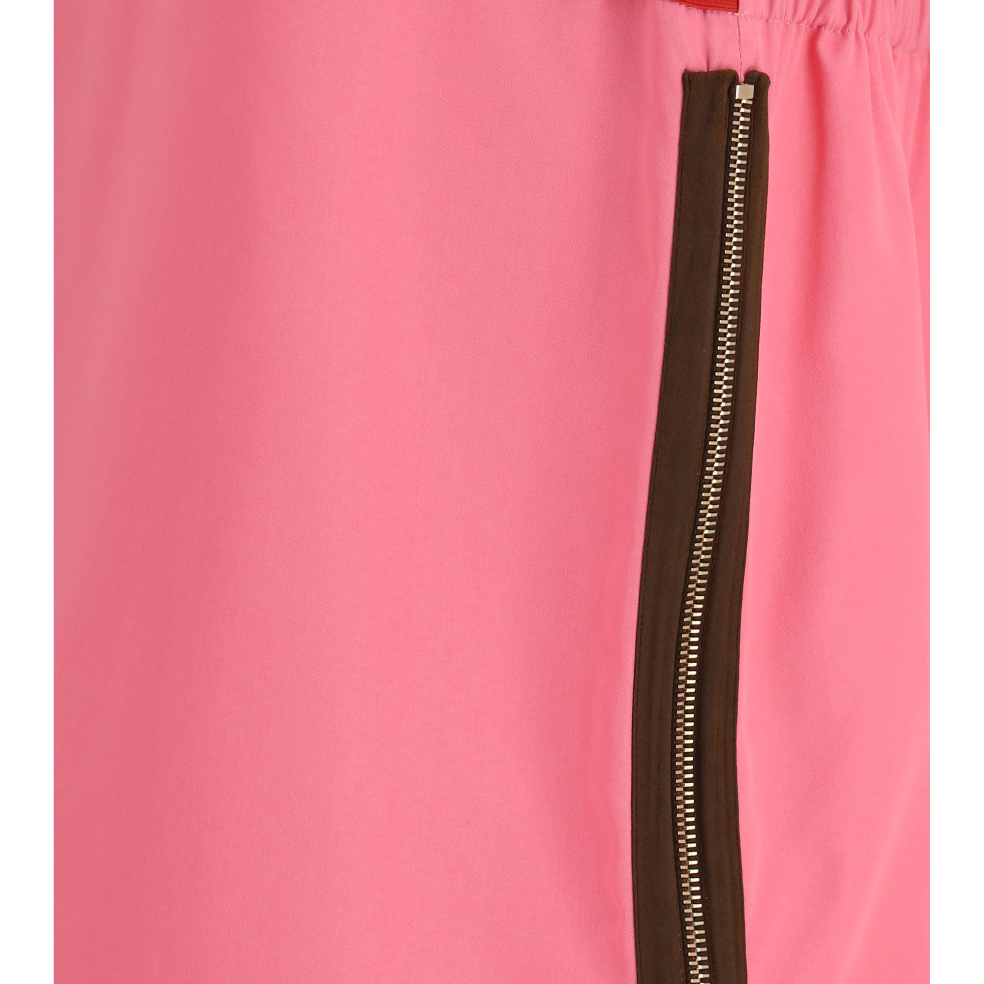 Midi Skirt with zip detailing and elasticated waist