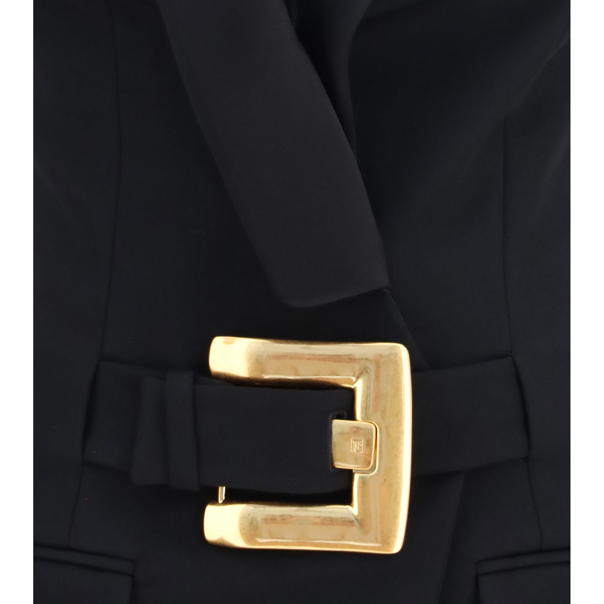 Grain de poudre belted Dress