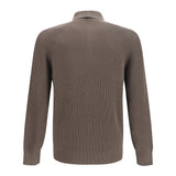 Long-sleeve knit Polo Shirt