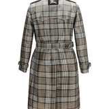 Double-breasted Foxfield madras Trench