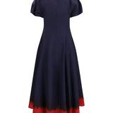 Midi Dress with balloon sleeves