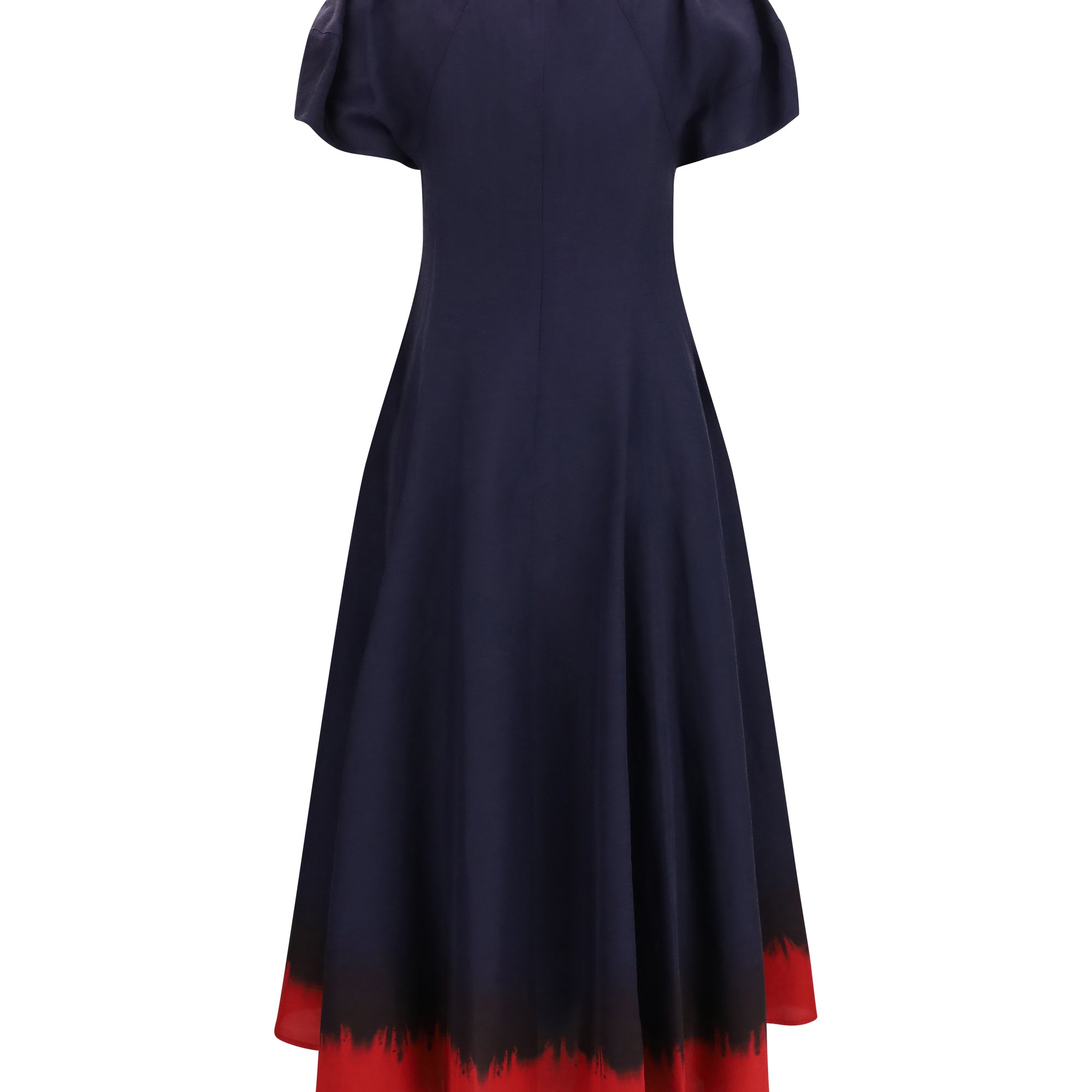 Midi Dress with balloon sleeves