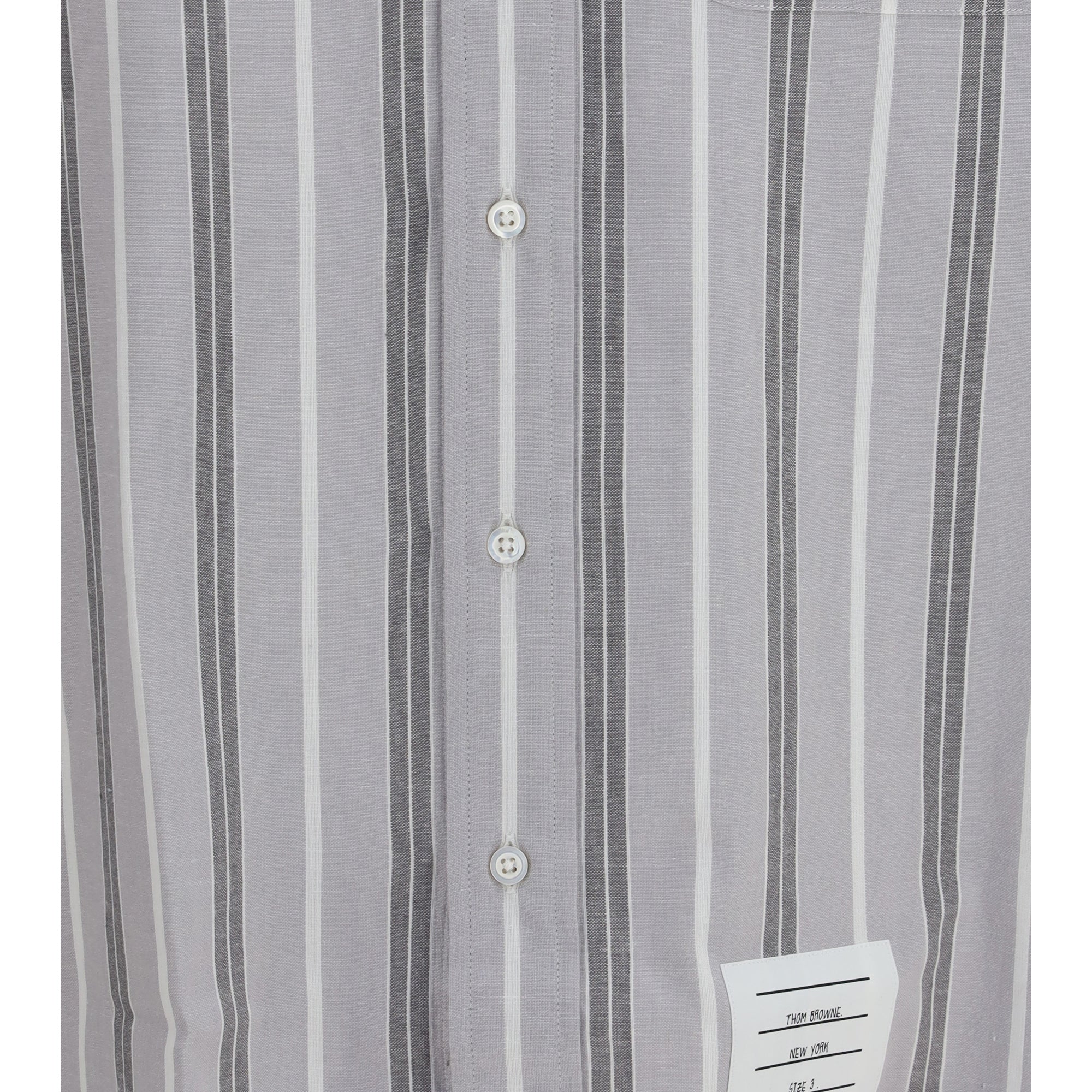 Madras striped armband Shirt