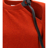 Crewneck Sweater with cut-out detail