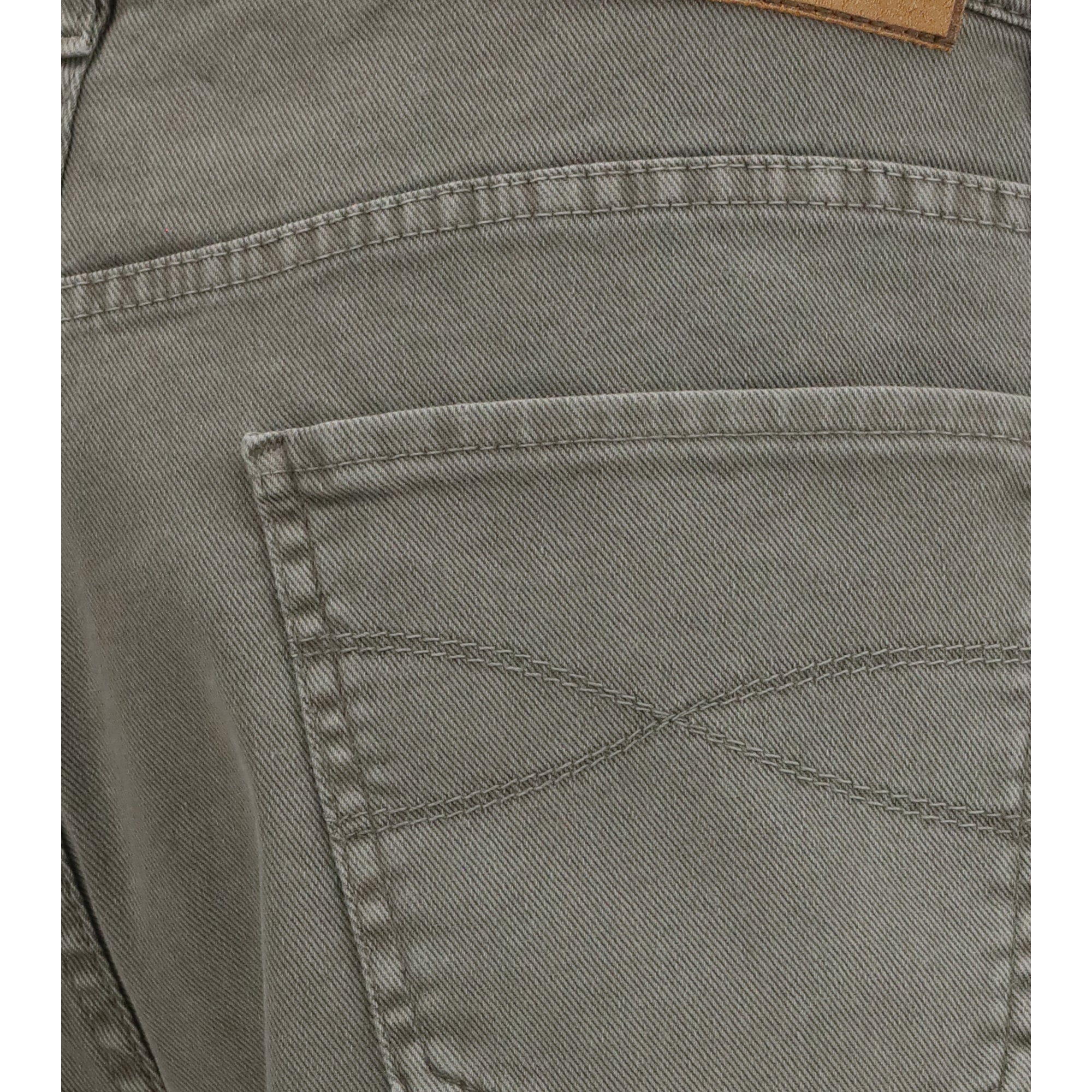 Jeans with turn-up hem
