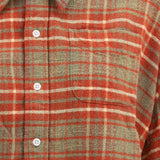 Plaid Shirt with frayed hem