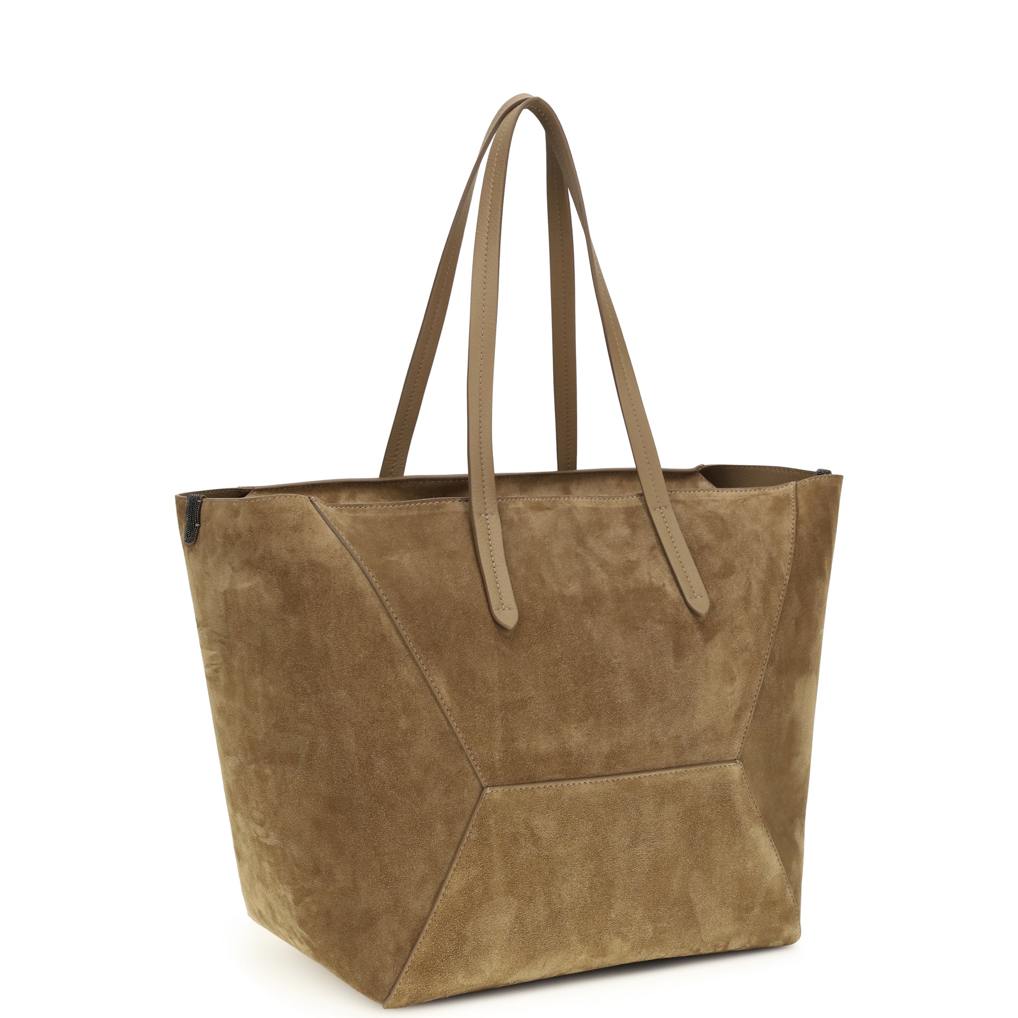 Suede BC Tote Bag