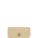 Love Bag Click Soft Horizontal Classic in raffia