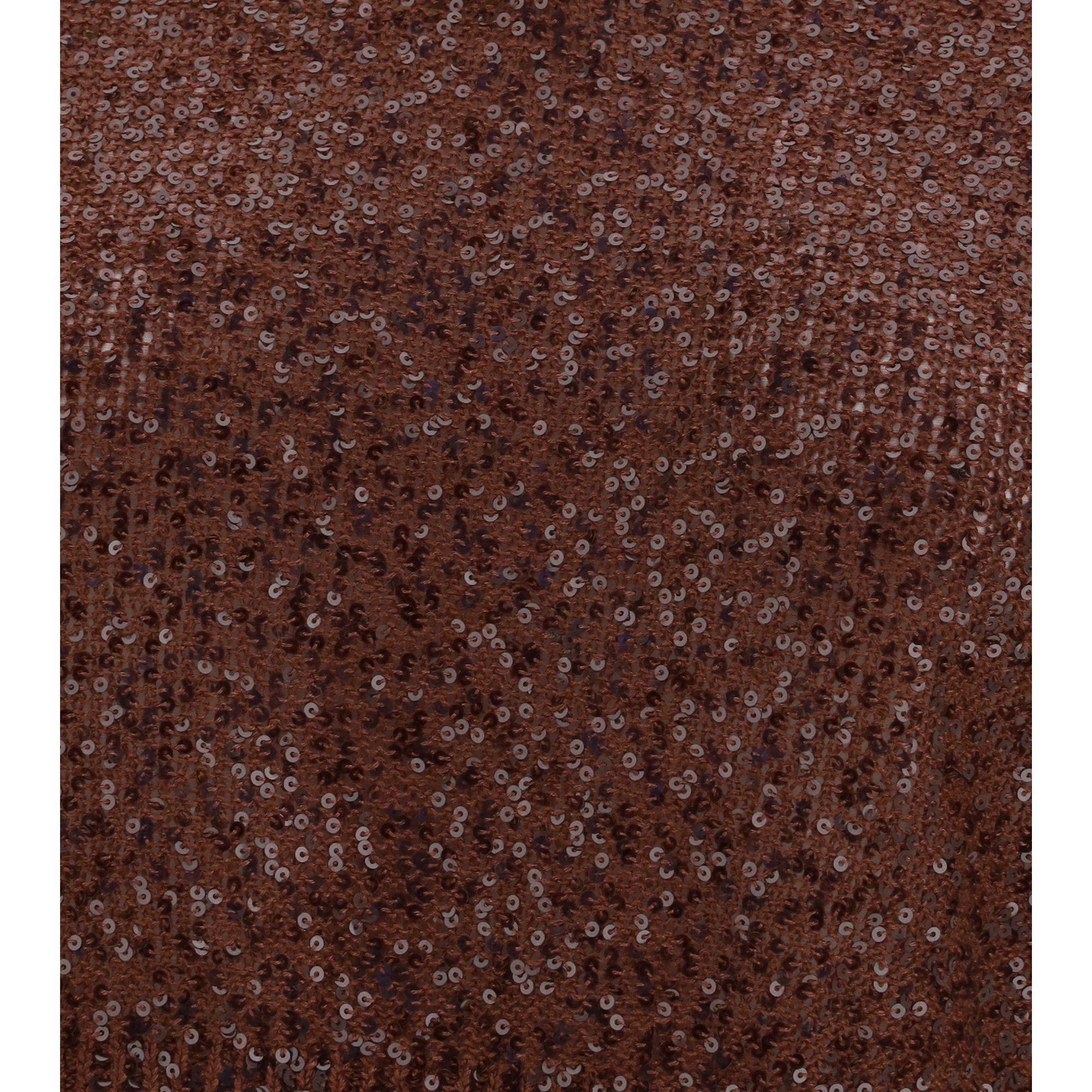 Linen, cashmere and silk Top with sequins