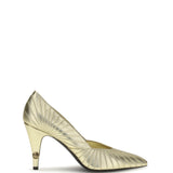 Metallic leather Pumps