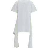 Asymmetric cotton T-shirt