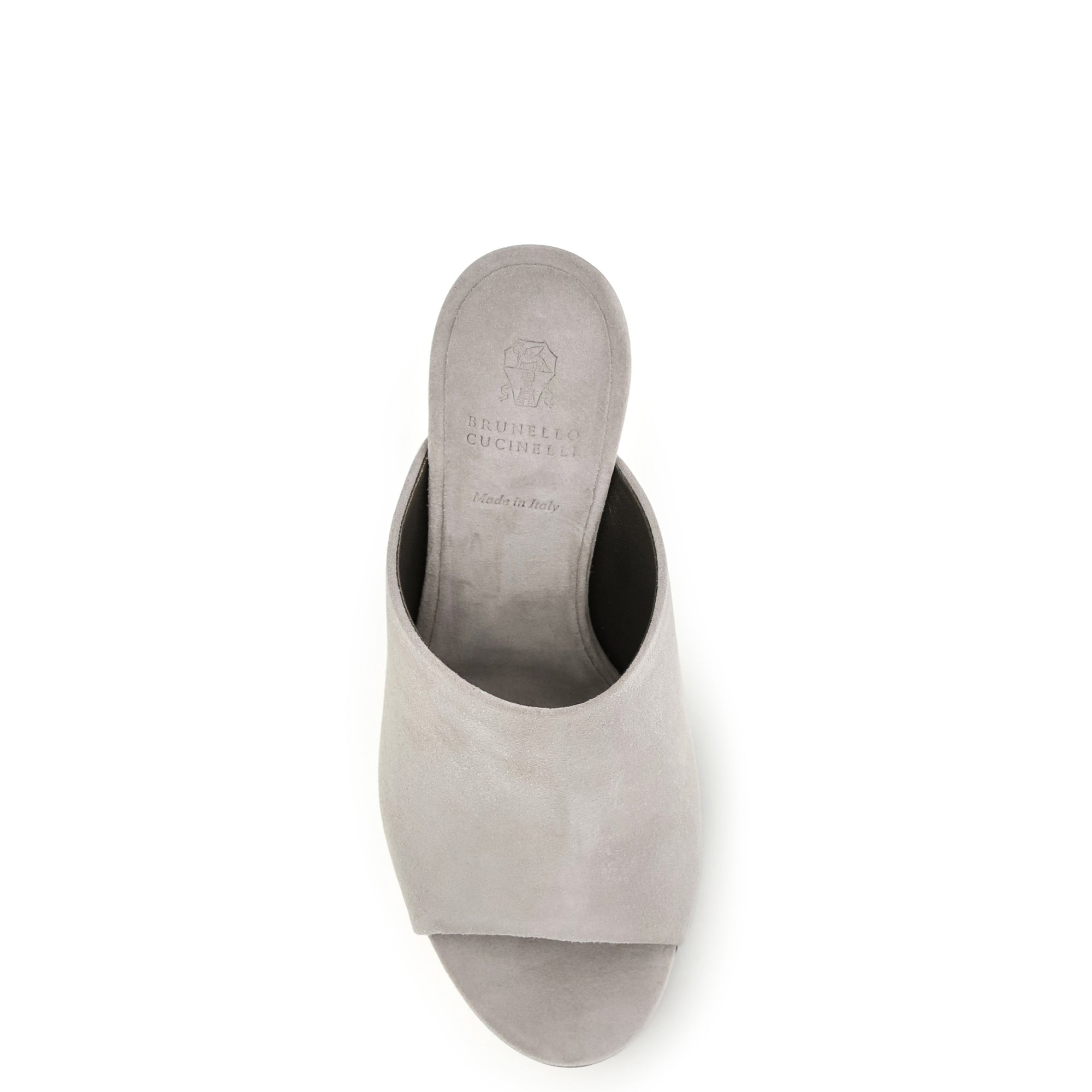 Suede Mules with Precious Heels