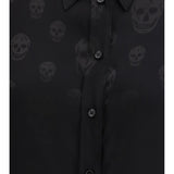 Shirt with skull motif