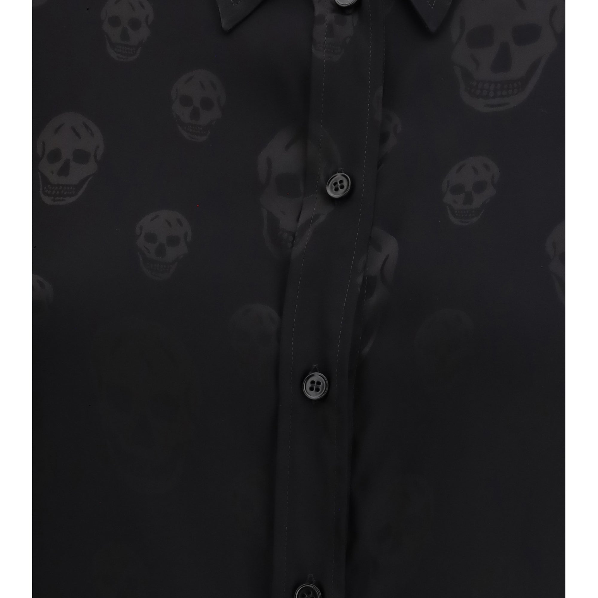 Shirt with skull motif