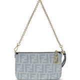 Denim Baguette Clutch