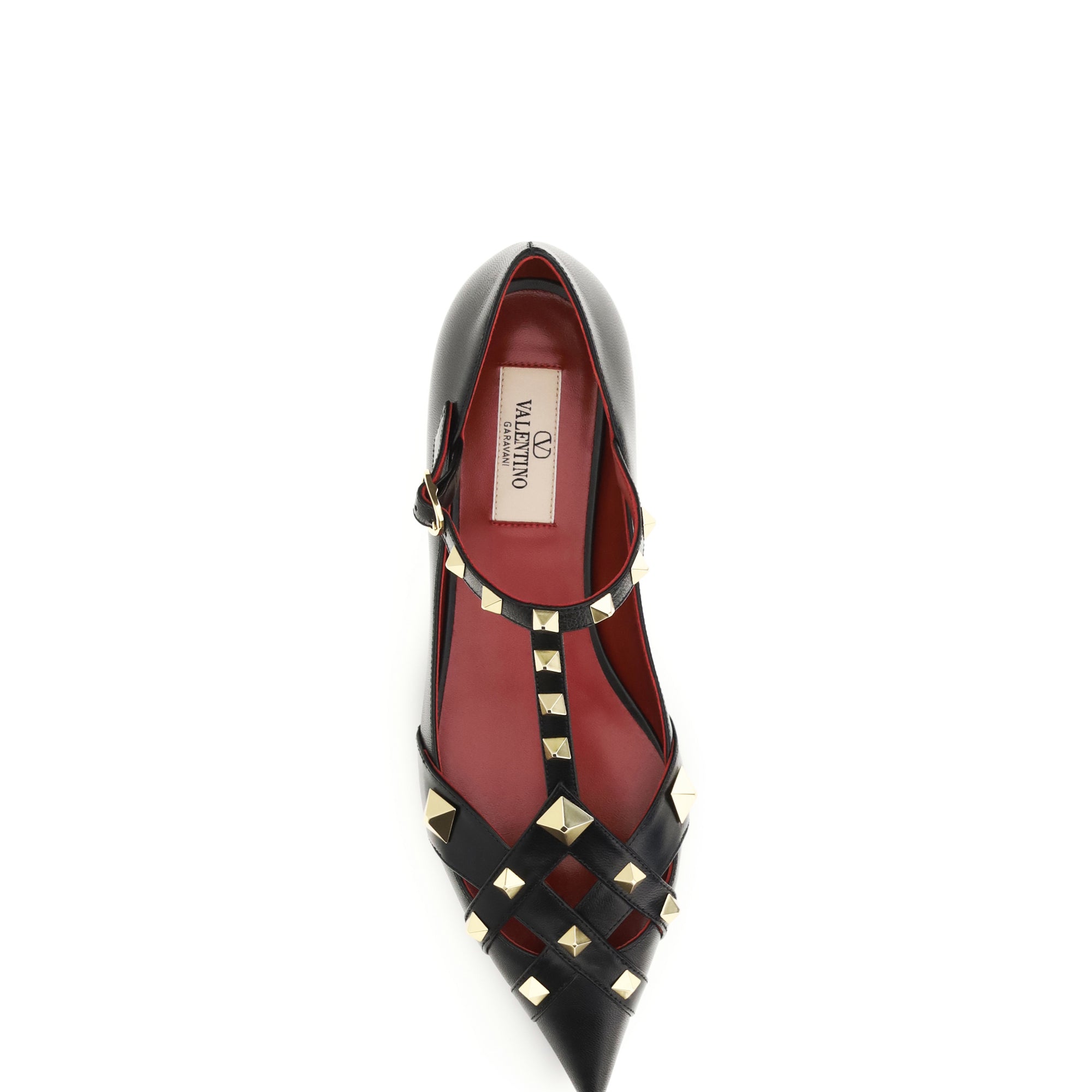 Studdy Ballerinas in kidskin