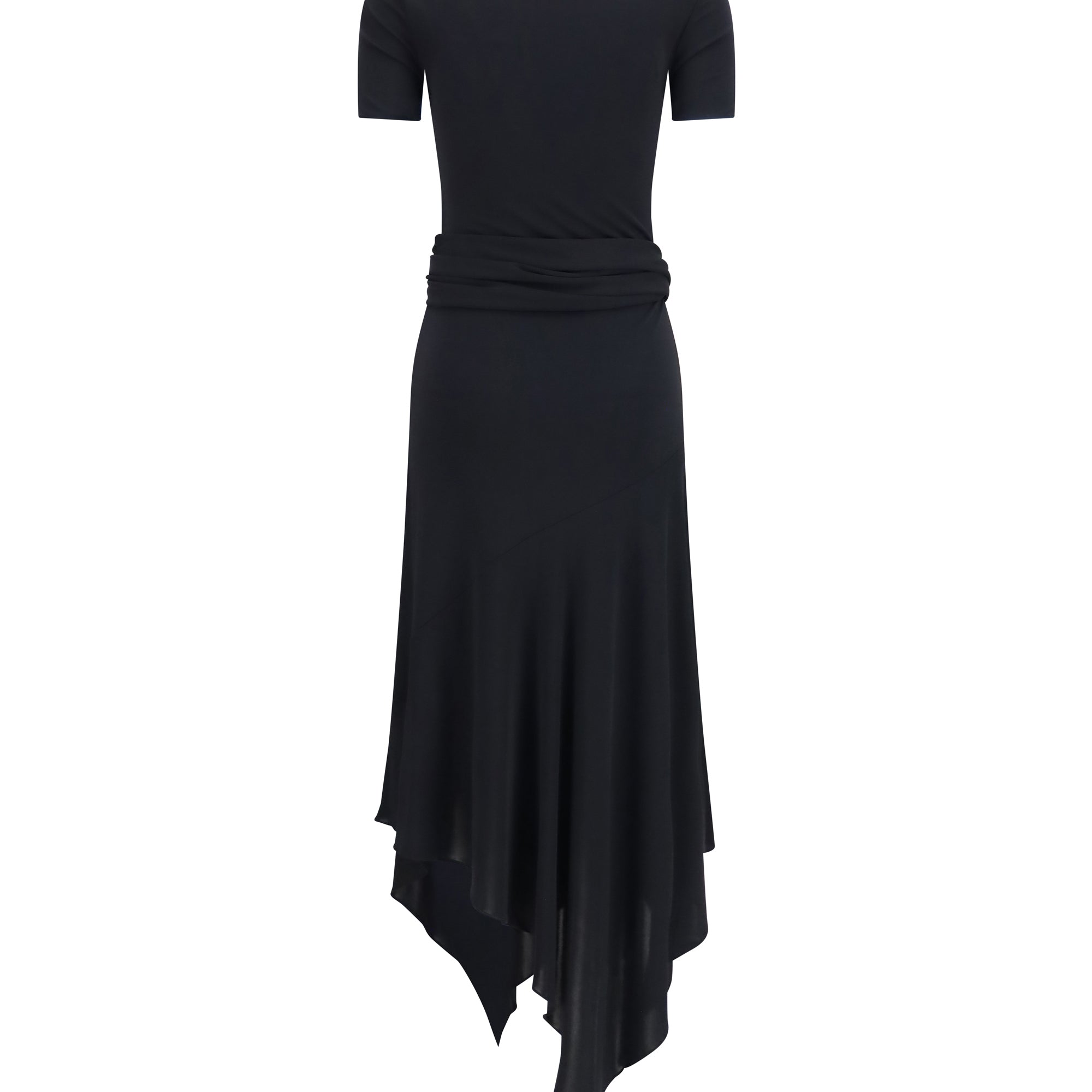 Belted jersey Dress
