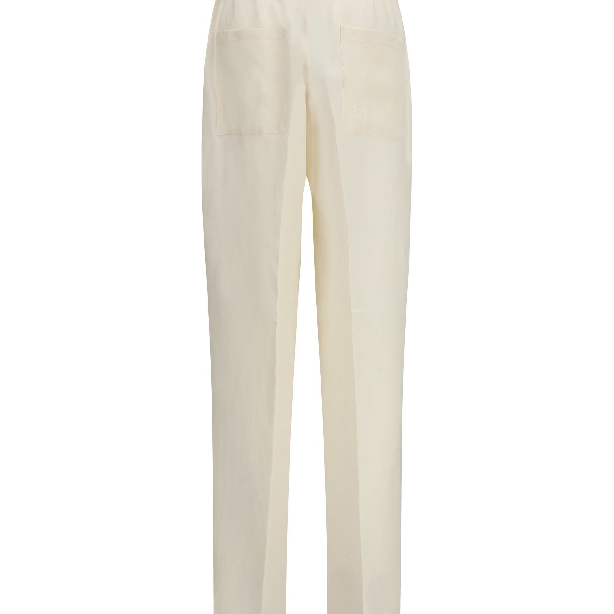 Linen and viscose Pants