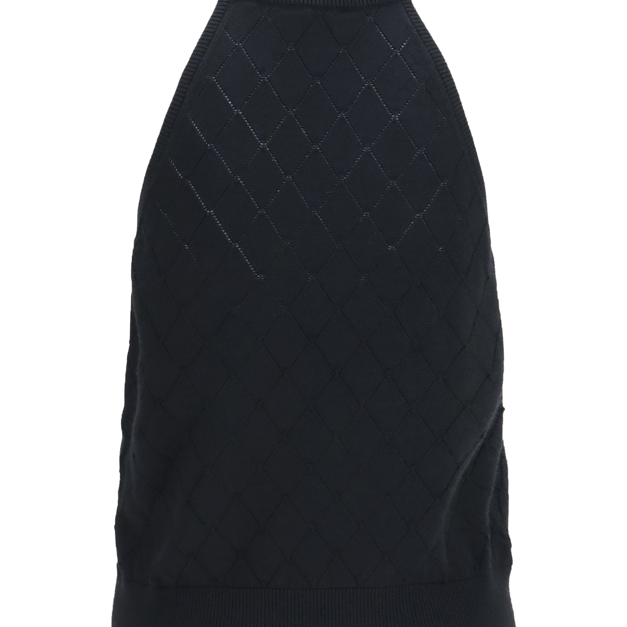 Sleeveless wool crewneck Top