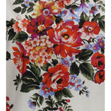 Cotton Shirt with bouquet print