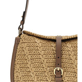 Raffia crochet Pony Shoulder Bag