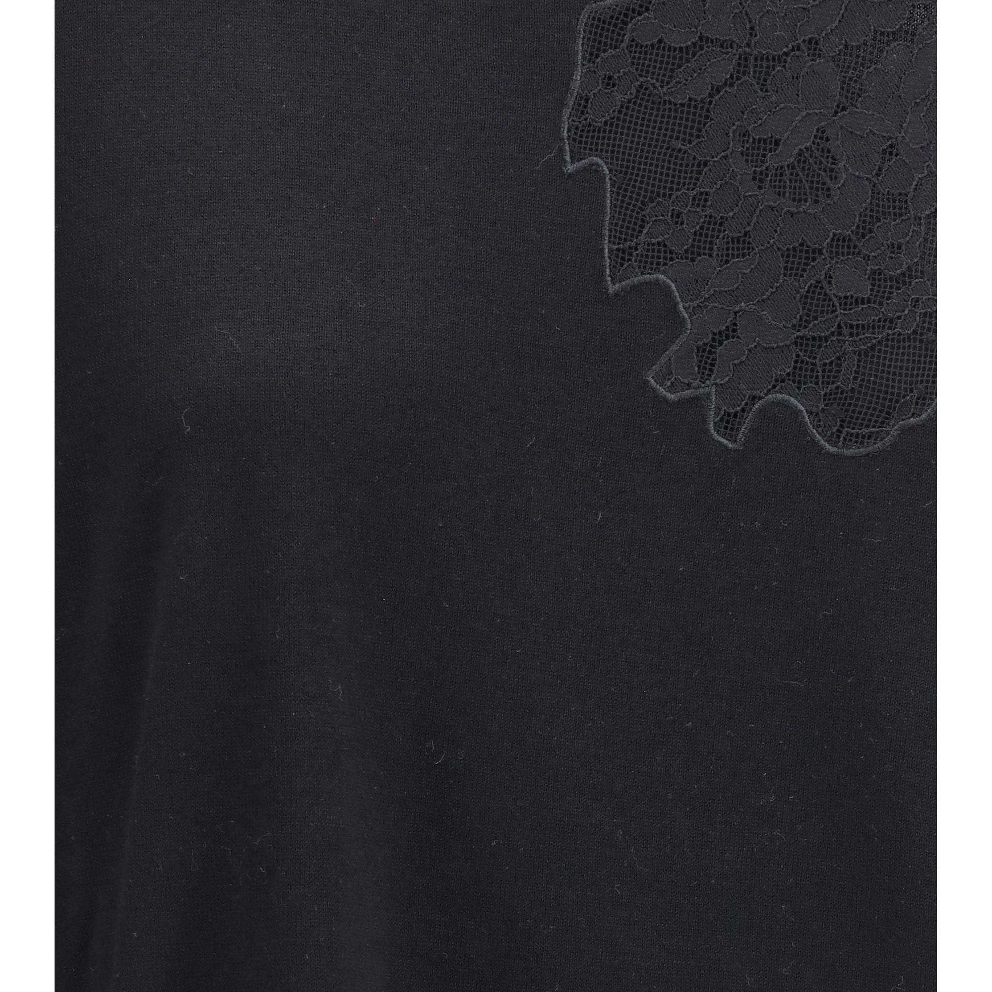 Wool Sweater with lace inserts