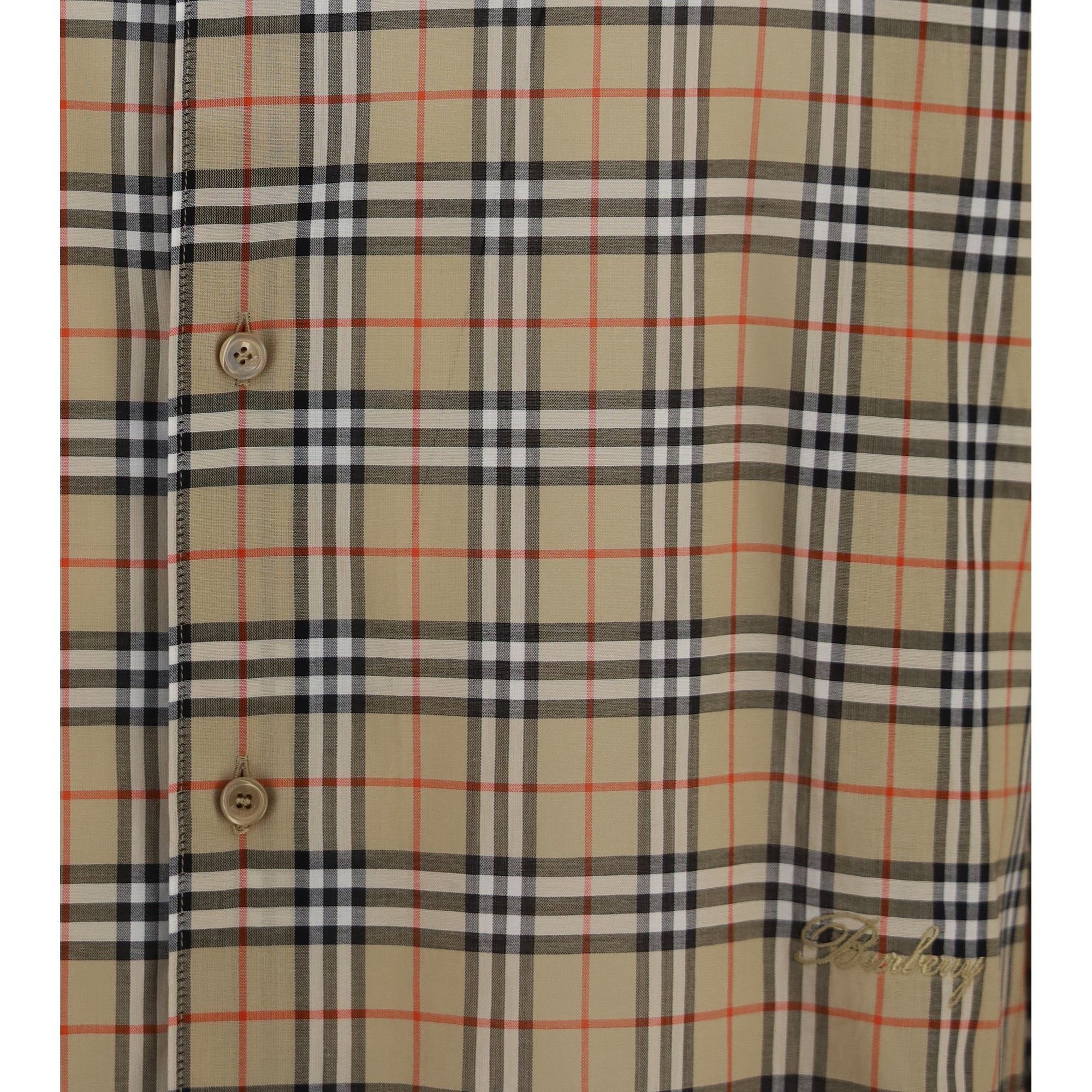 Check all-over cotton Shirt