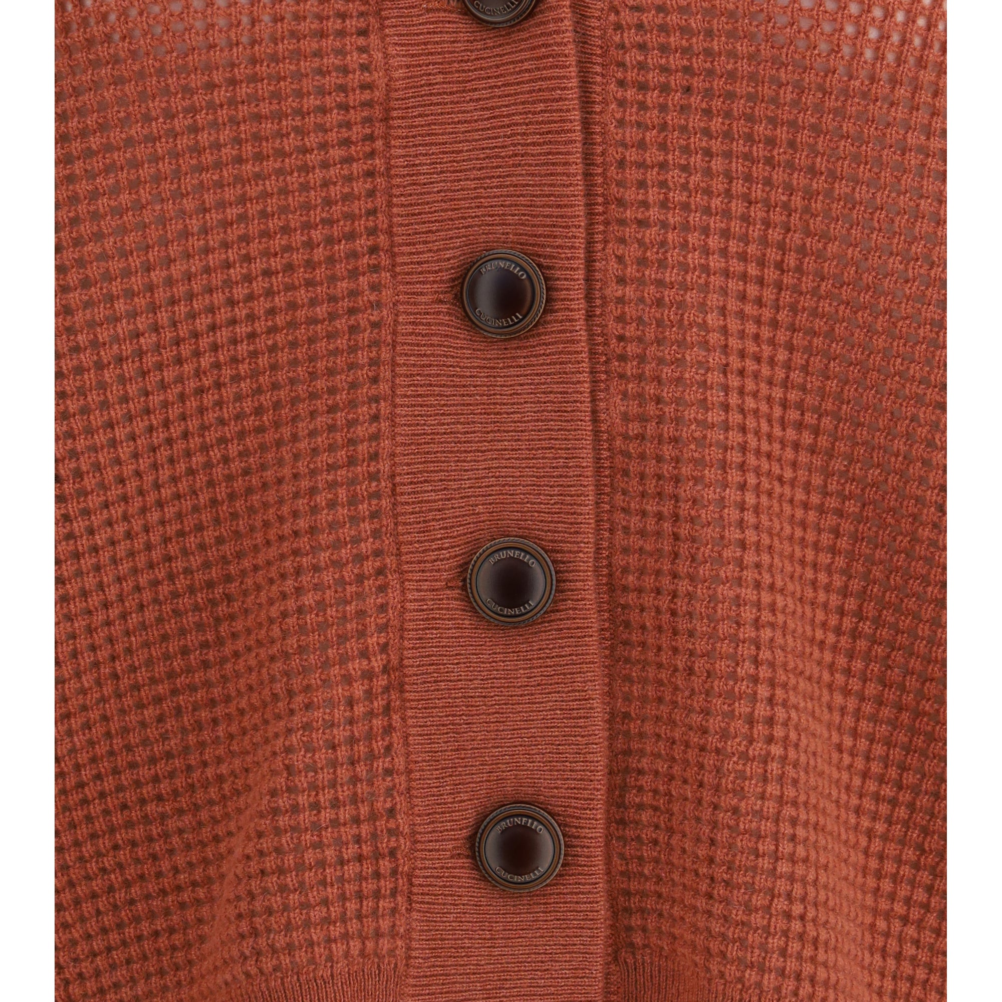 Cardigan in cashmere with V-neck
