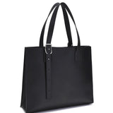 Buckle Horizontal Tote Bag