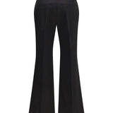Kick Flare Raw-Edge Pants