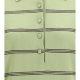 Merino wool striped polo Sweater
