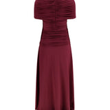 Ruched midi Dress in jersey