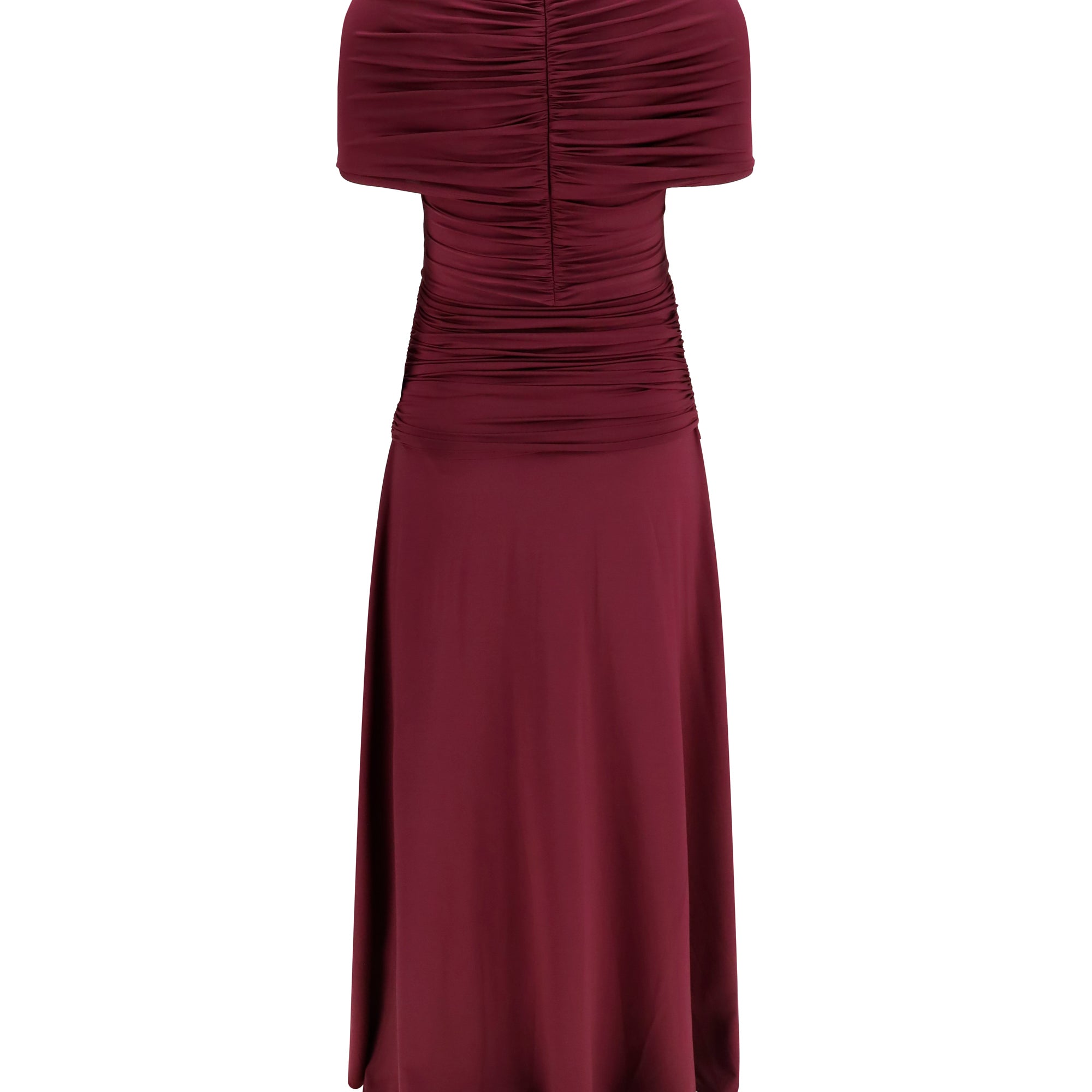 Ruched midi Dress in jersey