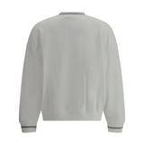Sweatshirt with logo's patch