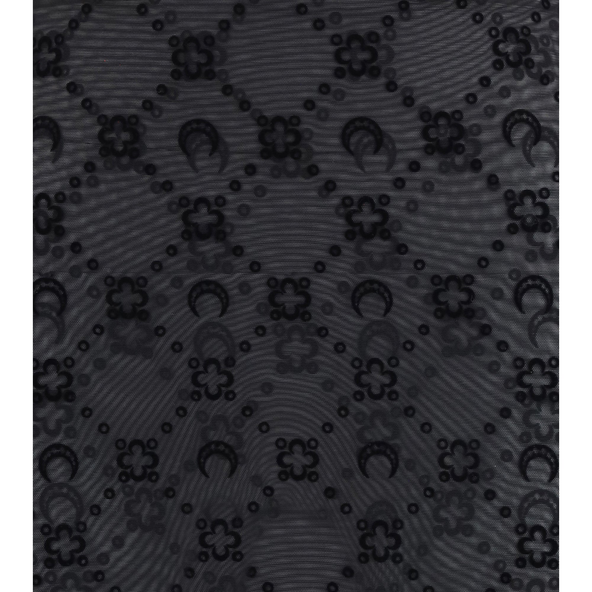 Moonogram Mesh Flock Pant-Skirt