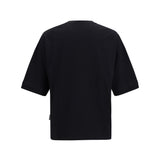 Curved logo double-layer T-shirt