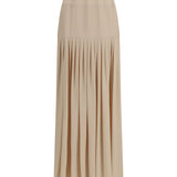 Calla long Skirt in viscose crêpe