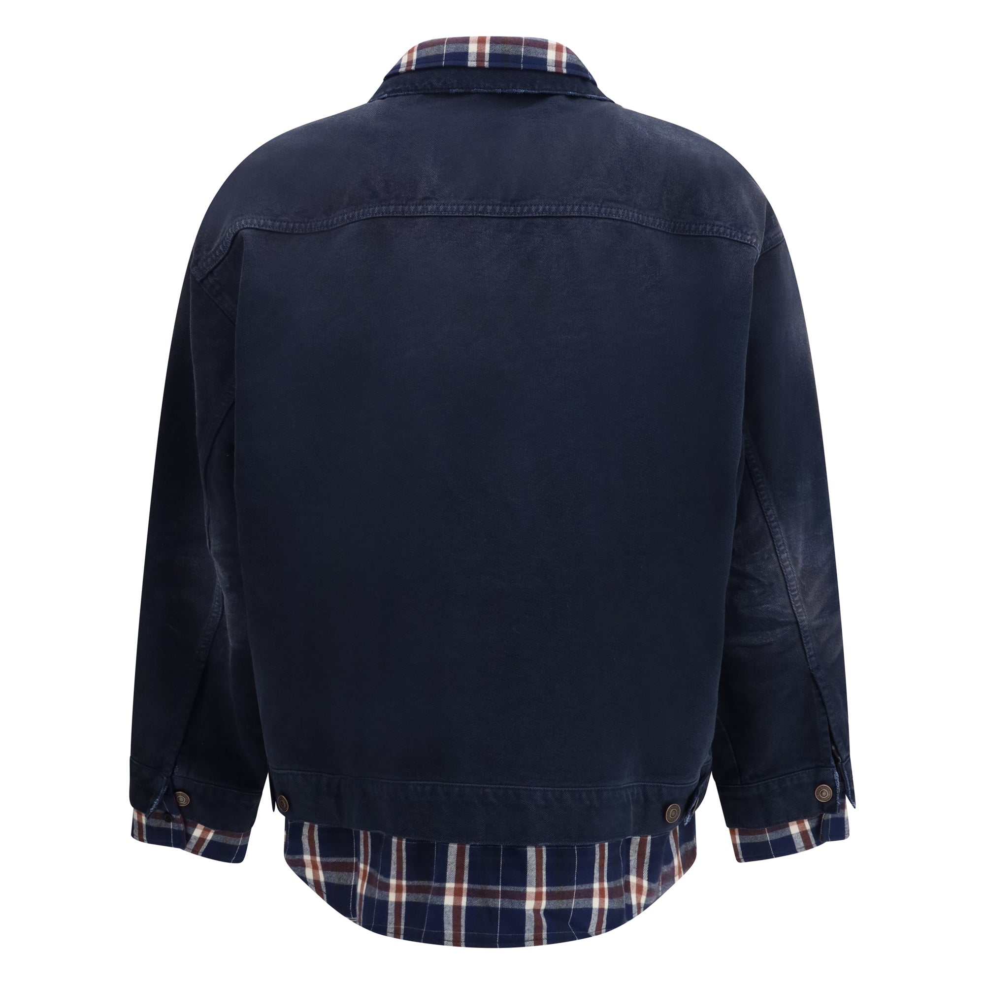 Patched Shirt Jacket