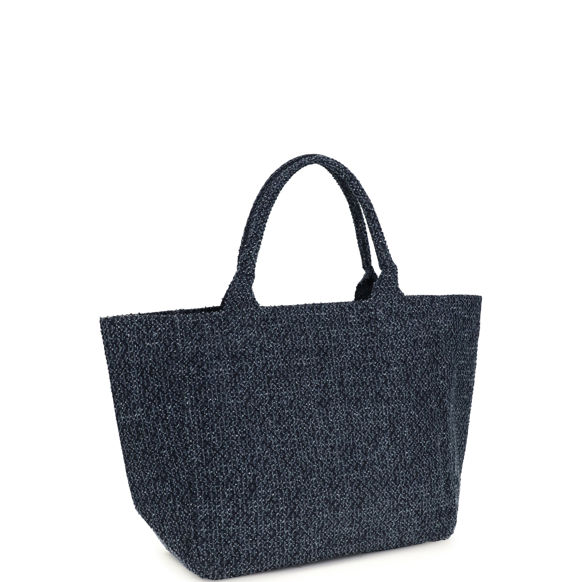 Medium denim Tote Bag with bear