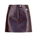 Vinyl mini Skirt