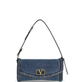 DeVain small Shoulder Bag in denim