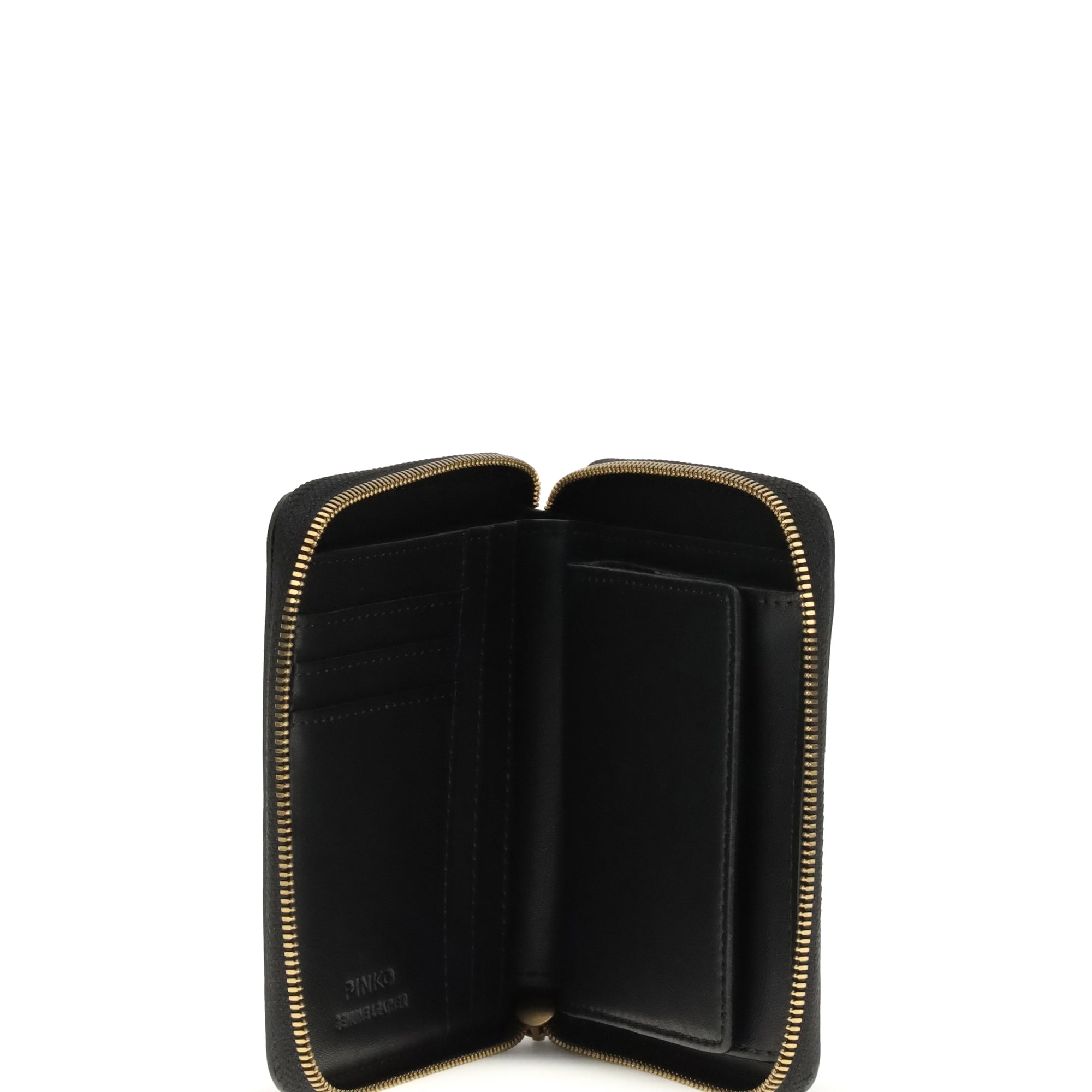 Leather zip-around Wallet