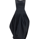 Off-the-shoulder midi Dress
