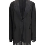 Reversible drip single breasted Blazer