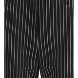Striped wool and cotton Pant