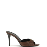 Babylone smooth leather Mules